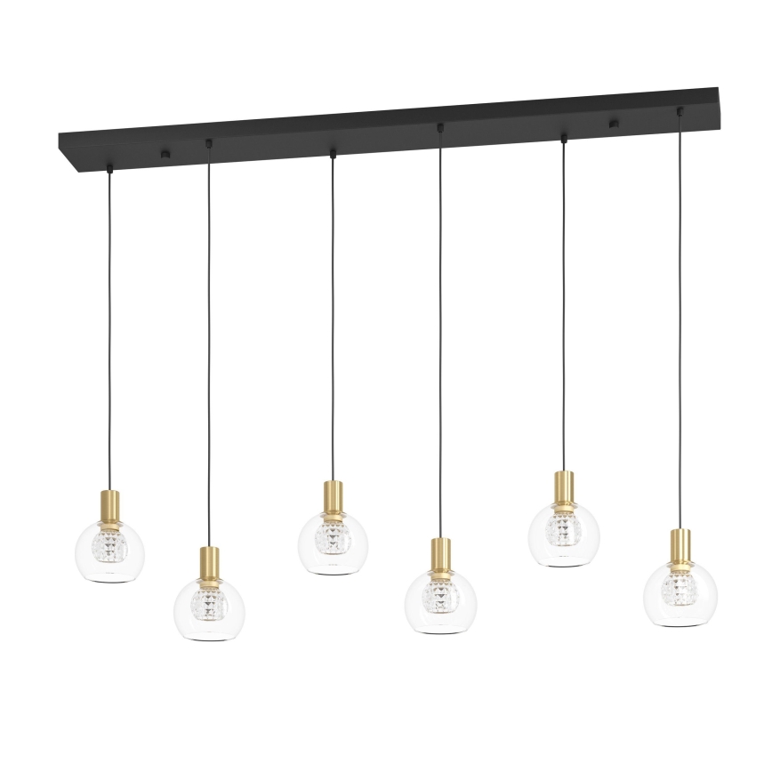 Eglo - Dimmbare LED-Hängeleuchte 6xLED/5,4W/230V 3000K golden