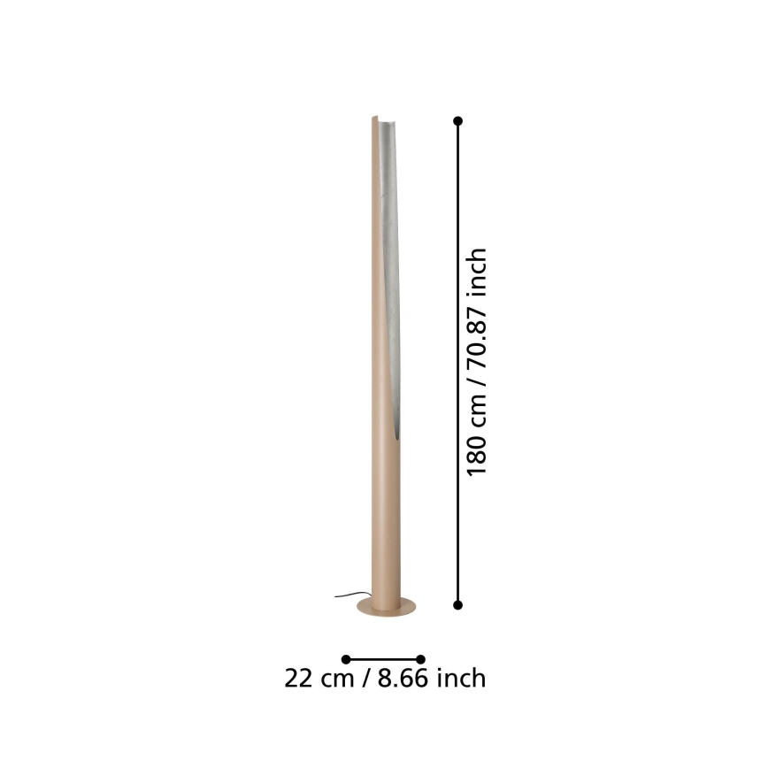 Eglo - Lampada LED da terra 1xGU10/5,7W/230V beige