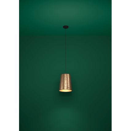 Eglo - Hängeleuchte 1xE27/25W/230V golden/rosa