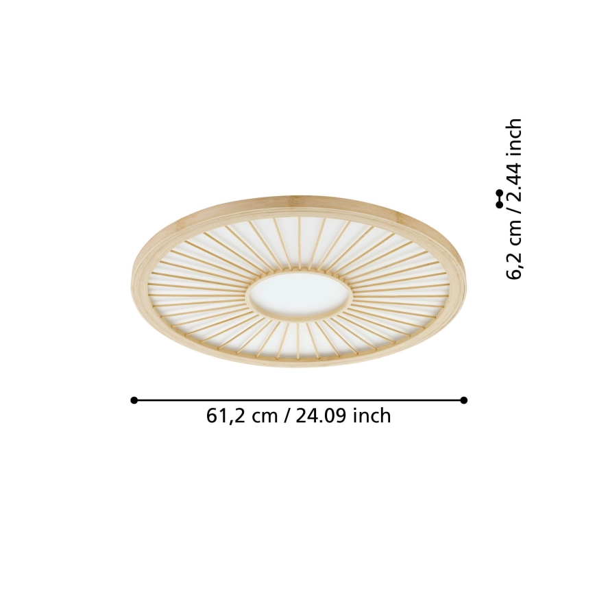 Eglo - Plafoniera LED dimmerabile LED/36W/230V 4000K beige