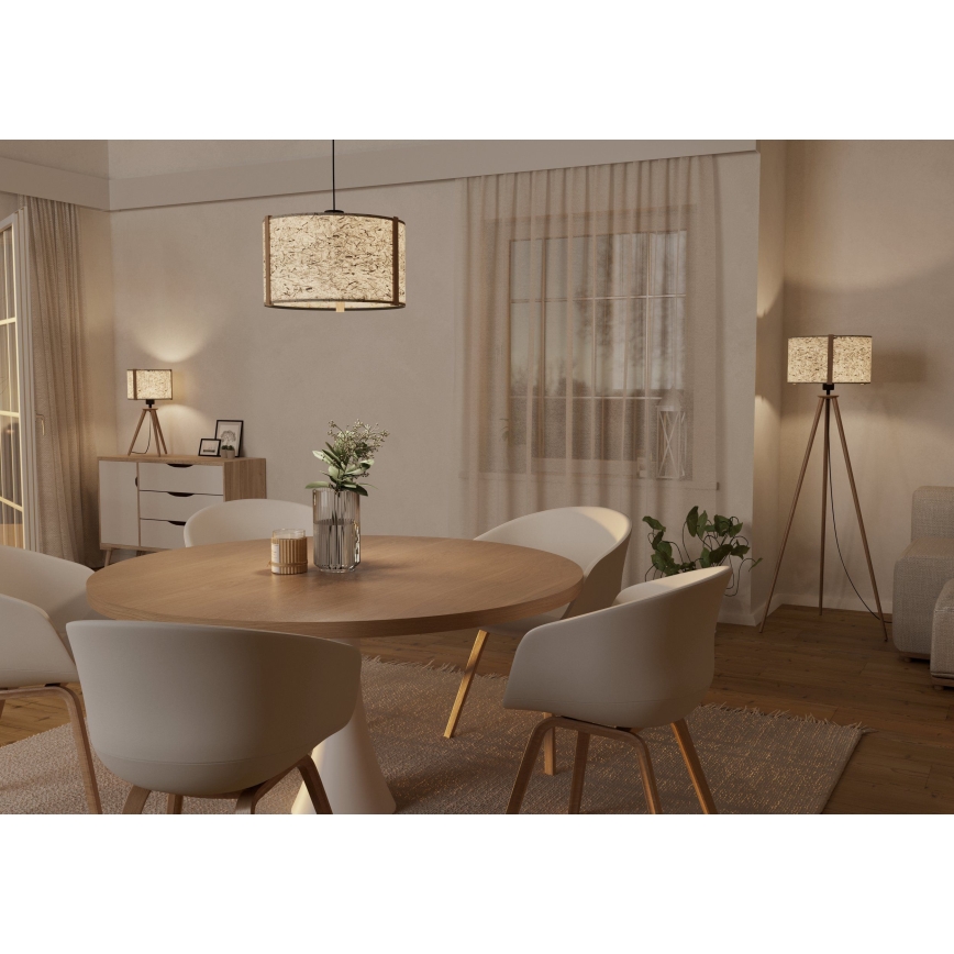 Eglo - Lampada con piedistallo 1xE27/25W/230V beige