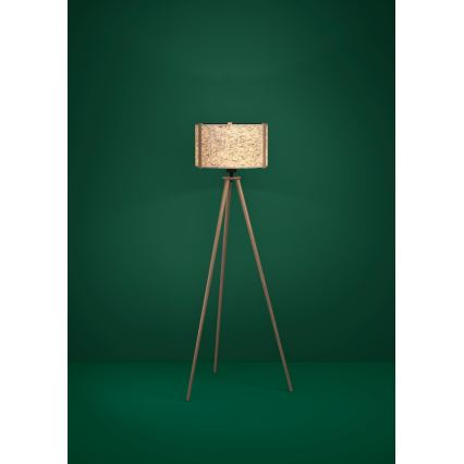 Eglo - Lampada con piedistallo 1xE27/25W/230V beige
