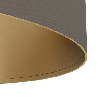 Eglo - Lampada con piedistallo 1xE27/40W/230V marrone/oro