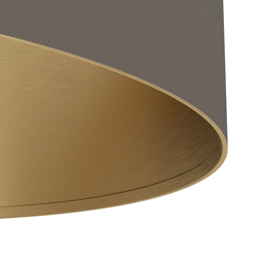 Eglo - Lampada con piedistallo 1xE27/40W/230V marrone/oro