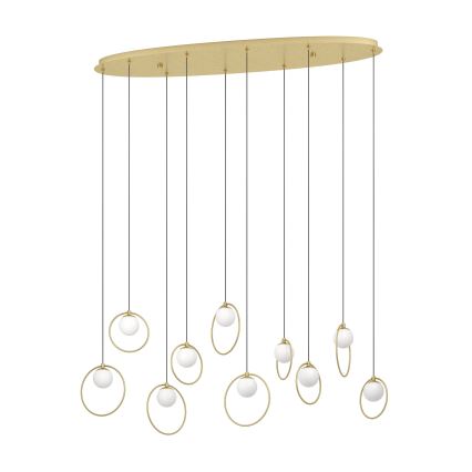 Eglo - Suspension filaire à intensité variable 10xLED/3W/230V 3000K doré