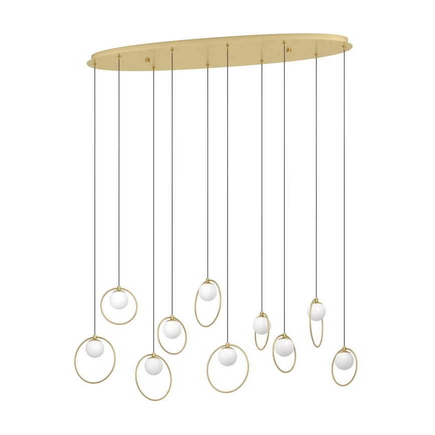 Eglo - Suspension filaire à intensité variable 10xLED/3W/230V 3000K doré