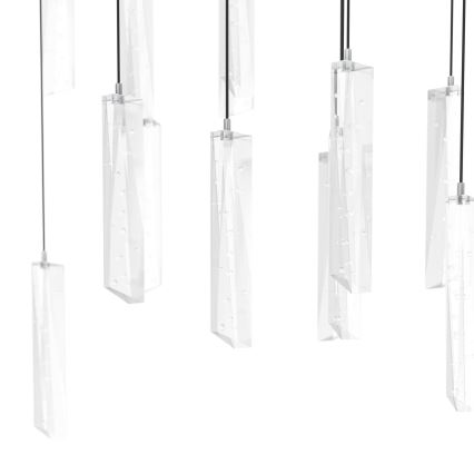Eglo - Lampadario a sospensione con filo LED dimmerabile 8xLED/4,2W/230V 3000K limpido