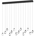 Eglo 390358 - Dimmbare LED-Hängeleuchte SINDICAT 14xLED/3W/230V schwarz/klar