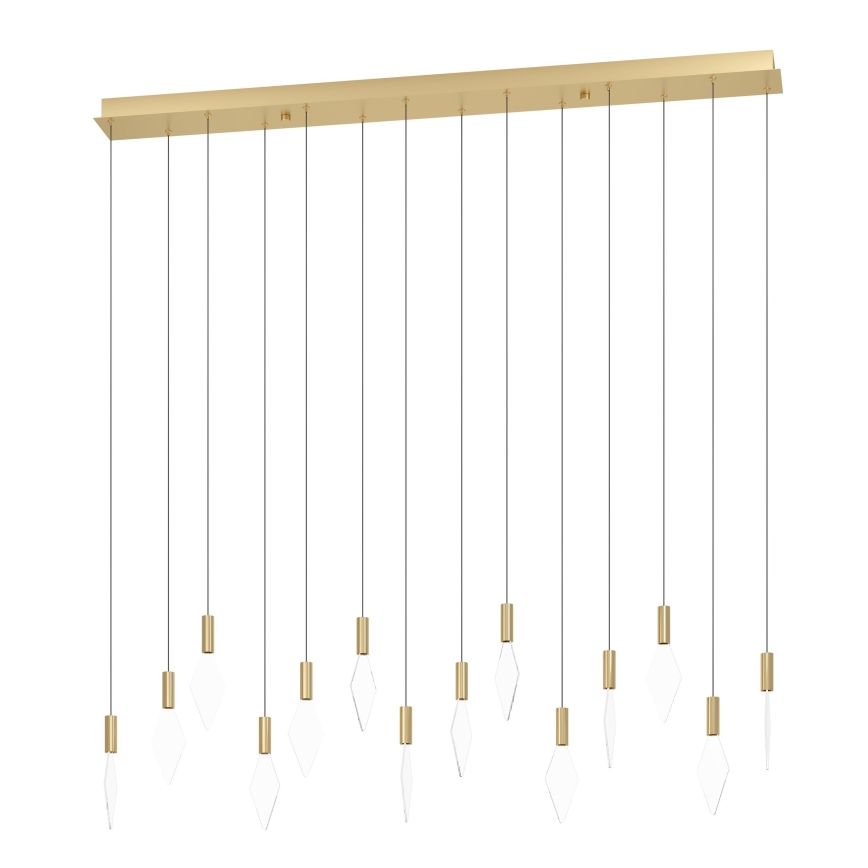 Eglo - Suspension filaire à intensité variable 14xLED/3,3W/230V 3000K doré