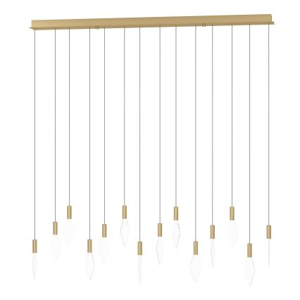 Eglo - Suspension filaire à intensité variable 14xLED/3,3W/230V 3000K doré