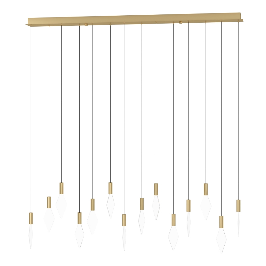 Eglo - Suspension filaire à intensité variable 14xLED/3,3W/230V 3000K doré