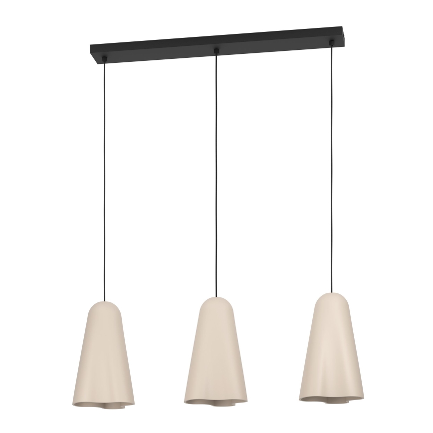 Eglo - Hängeleuchte 3xE27/40W/230V beige