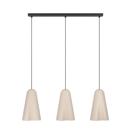 Eglo - Hängeleuchte 3xE27/40W/230V beige