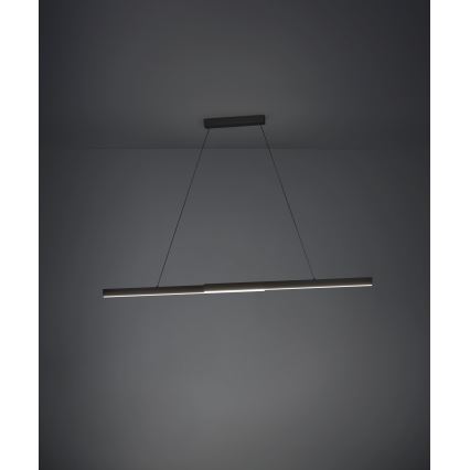 Eglo - Lampadario dimmerabile a LED su cavo LED/20W/230V 3000K nero