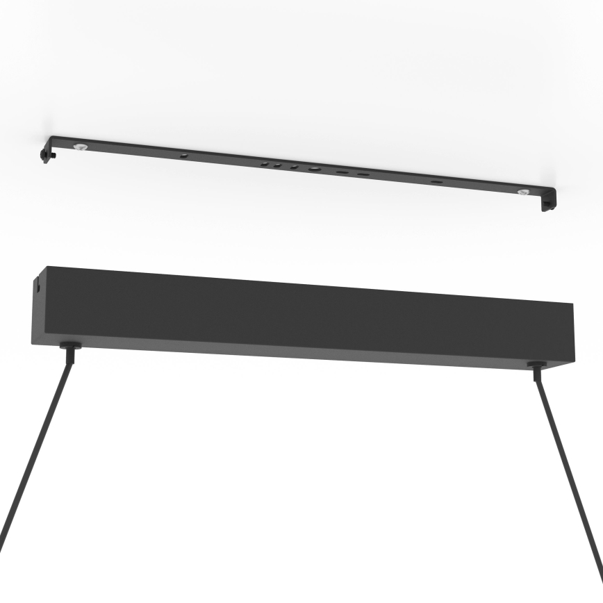Eglo - LED dimmbare Hängeleuchte an Seil LED/20W/230V 3000K schwarz