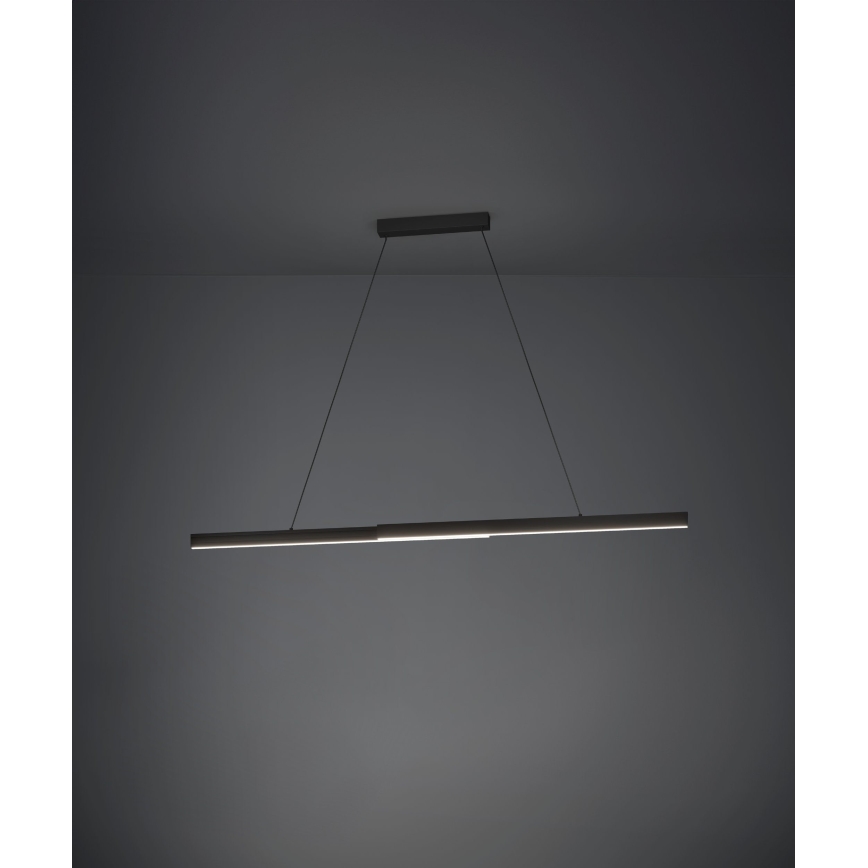 Eglo - LED dimmbare Hängeleuchte an Seil LED/20W/230V 3000K schwarz