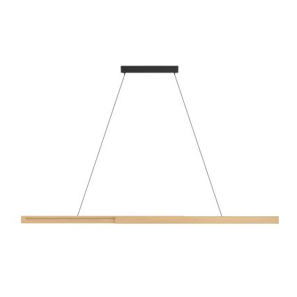 Eglo - Suspension filaire à intensité variable LED/21W/230V 3000K marron