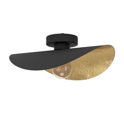 Eglo - Plafoniera 1xE27/40W/230V nero/oro
