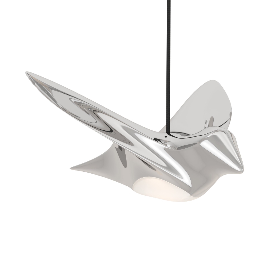 Eglo - Suspension filaire à intensité variable 8xLED/4,2W/230V 3000K chrome brillant