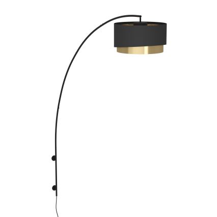Eglo - Applique 1xE27/40W/230V nero/oro