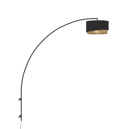 Eglo - Applique 1xE27/40W/230V nero/oro