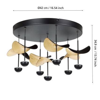 Eglo - Plafonnier à intensité variable 7xLED/2,3W/230V 3000K