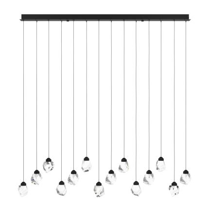 Eglo - Dimmbare LED-Hängeleuchte 14xLED/3W/230V 3000K schwarz/klar