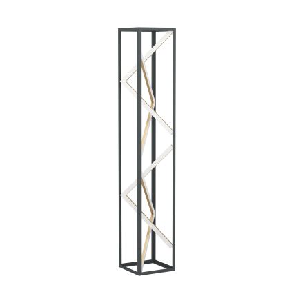Eglo - Lampada da terra dimmerabile a LED LED/23W/230V 2700-6500K nero/oro + telecomando
