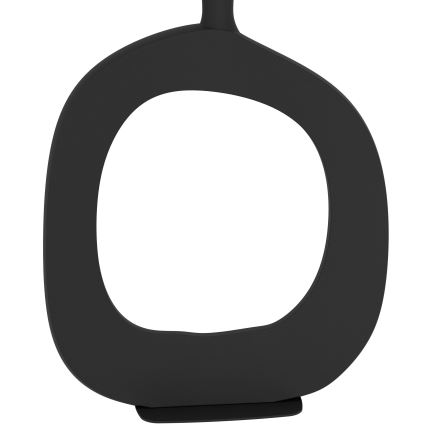 Eglo - Lampada da tavolo 1xE27/60W/230V 88 cm nero/color crema