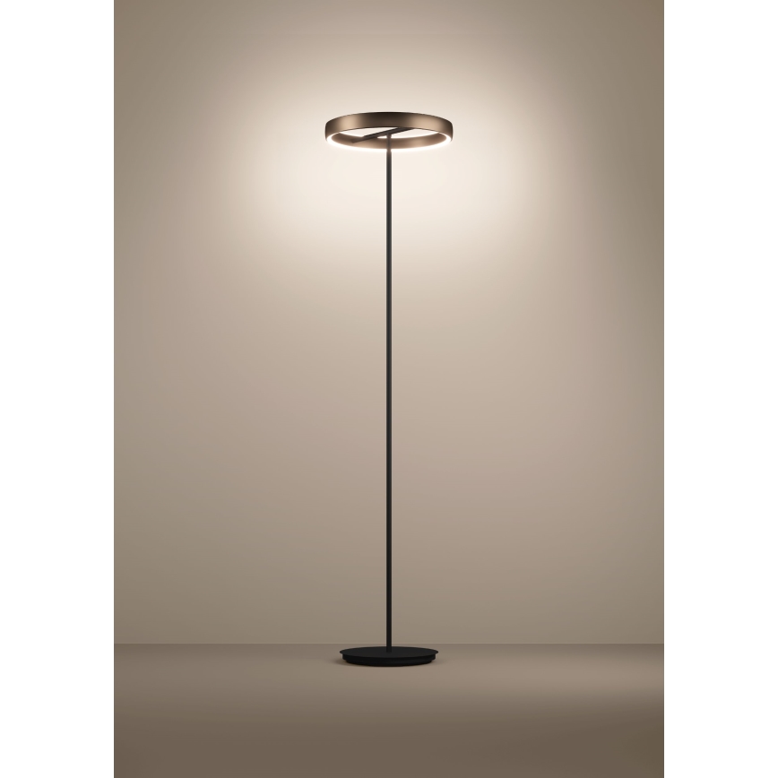 Eglo Stars of Light - Lampe sur pied LED dimmable avec capteur de mouvement, 2xLED/19W/230V, 2200-6500K, marron