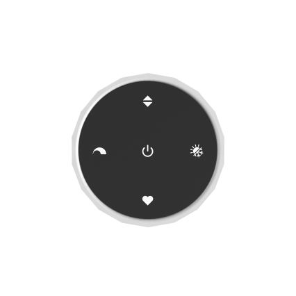 Eglo - Plafonnier LED dimmable LED/5,5W/230V + LED/1,6W 2200-6500K chrome brillant + télécommande