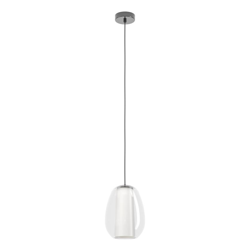 Eglo - Suspension LED à intensité variable sur câble, LED/7W/230V + LED/1,6W 2200-6500K, finition chrome brillant