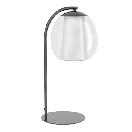 Eglo - Lampe de table LED dimmable LED/5,5W/230V + LED/1,6W 2200-6500K noir chromé