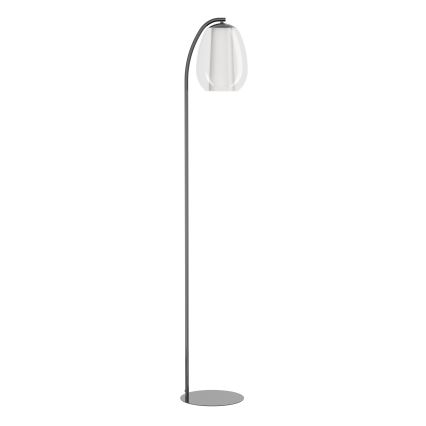 Eglo - dimmbare LED-Stehleuchte LED/7W/230V + LED/1,6W 2200-6500K schwarz/chrom