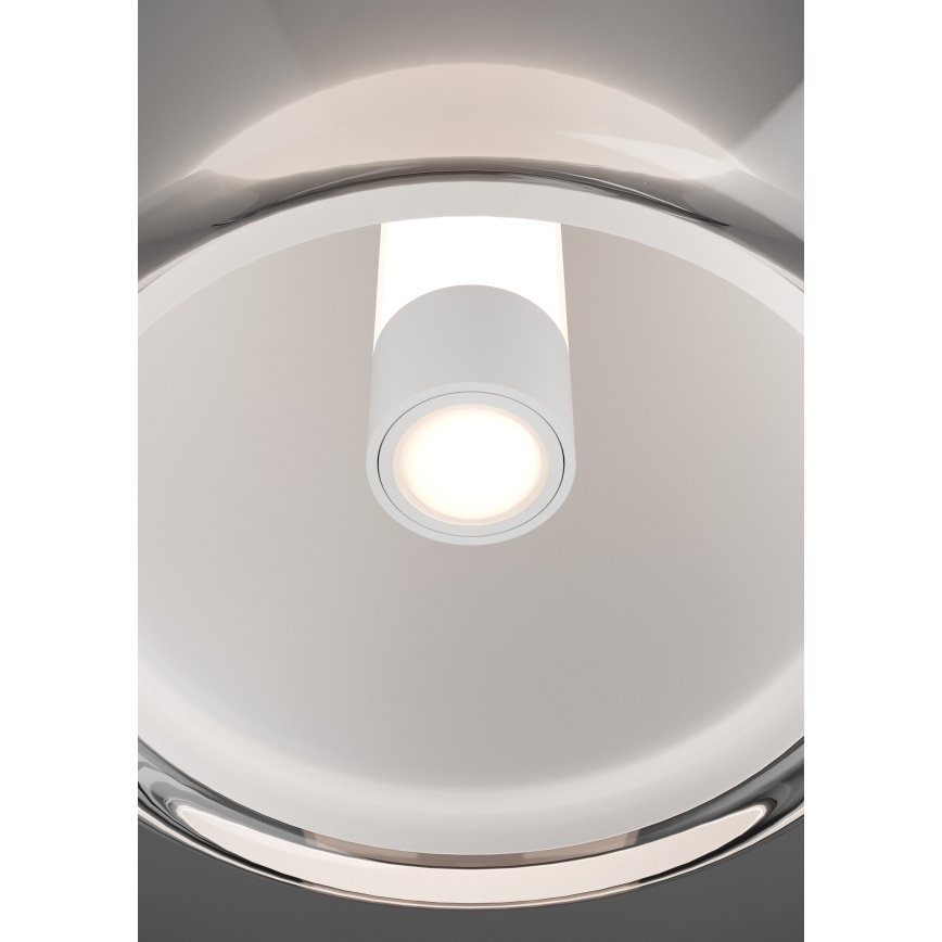 Eglo - dimmbare LED-Stehleuchte LED/7W/230V + LED/1,6W 2200-6500K schwarz/chrom