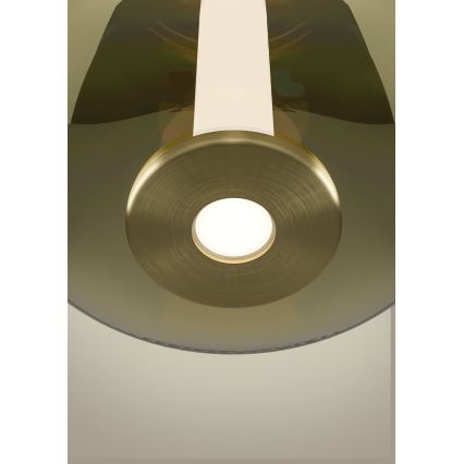 Eglo - Dimmbare LED-Pendelleuchte an Kabel LED/5,5W/230V + LED/1,6W goldfarben