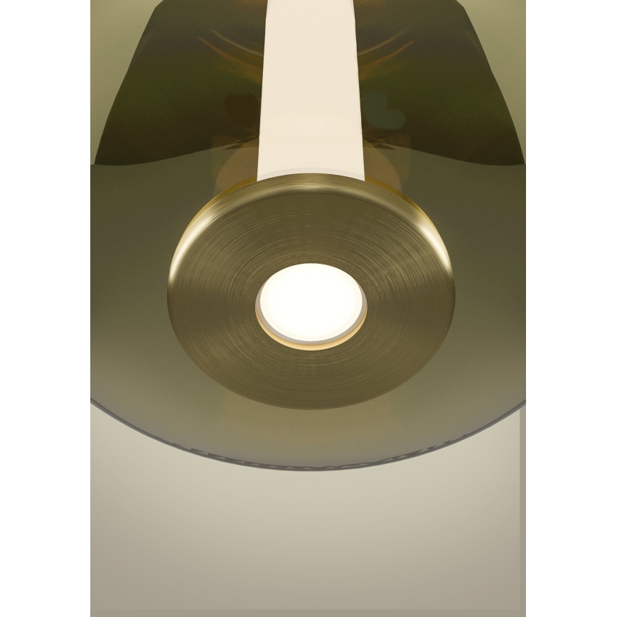 Eglo - Lampadario dimmerabile a sospensione con cavo LED/5,5W/230V + LED/1,6W 2200-6500K Ø 21 cm, oro