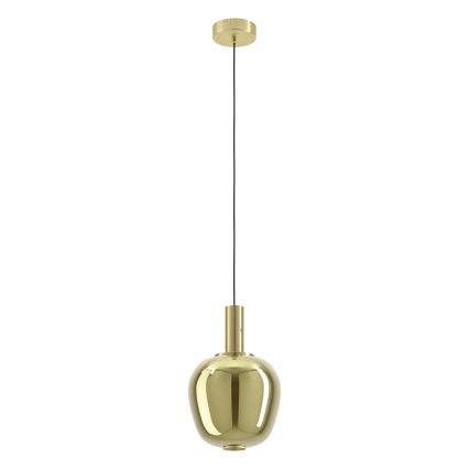 Eglo - Lampadario LED dimmerabile a sospensione con cavo LED/6W/230V + LED/1,6W 2200-6500K Ø 25 cm, dorato