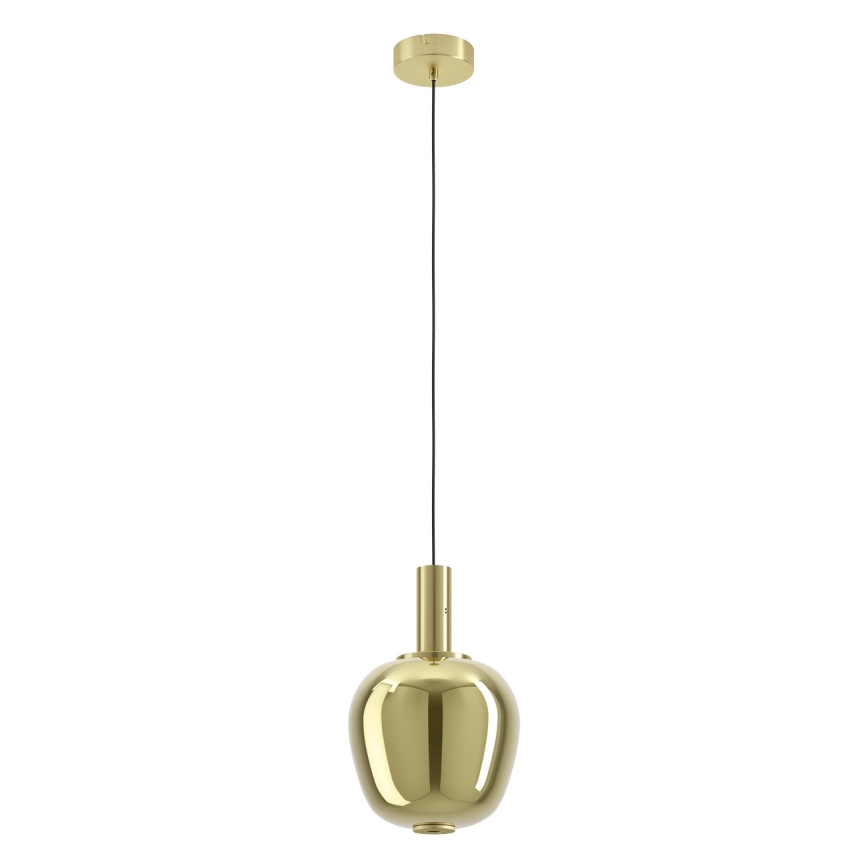 Eglo - Lampadario LED dimmerabile a sospensione con cavo LED/6W/230V + LED/1,6W 2200-6500K Ø 25 cm, dorato