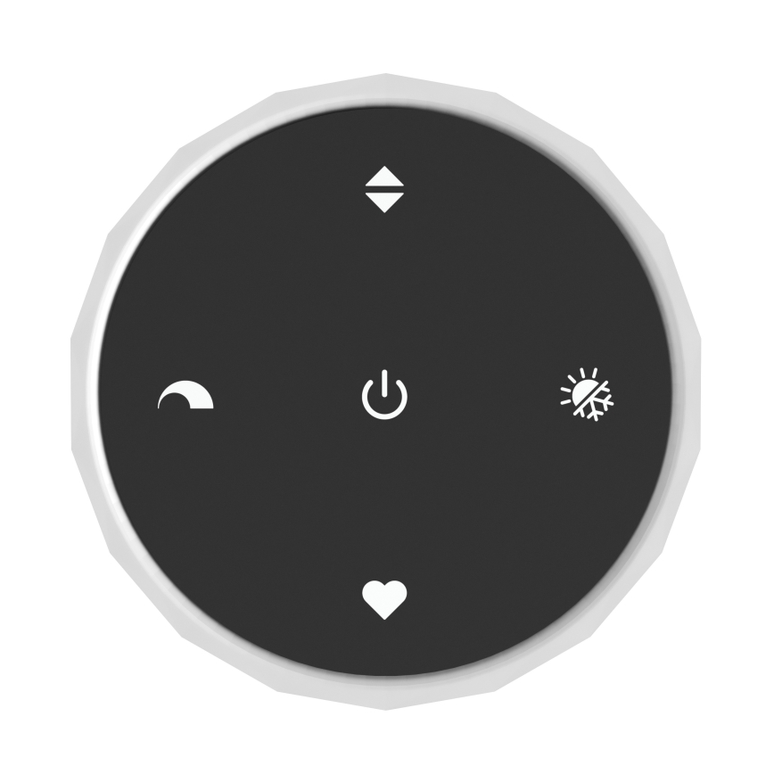 Eglo - Lampadario a sospensione dimmerabile su cavo 5xLED/5,8W/230V 2200-6500K nero/beige/fumé + telecomando
