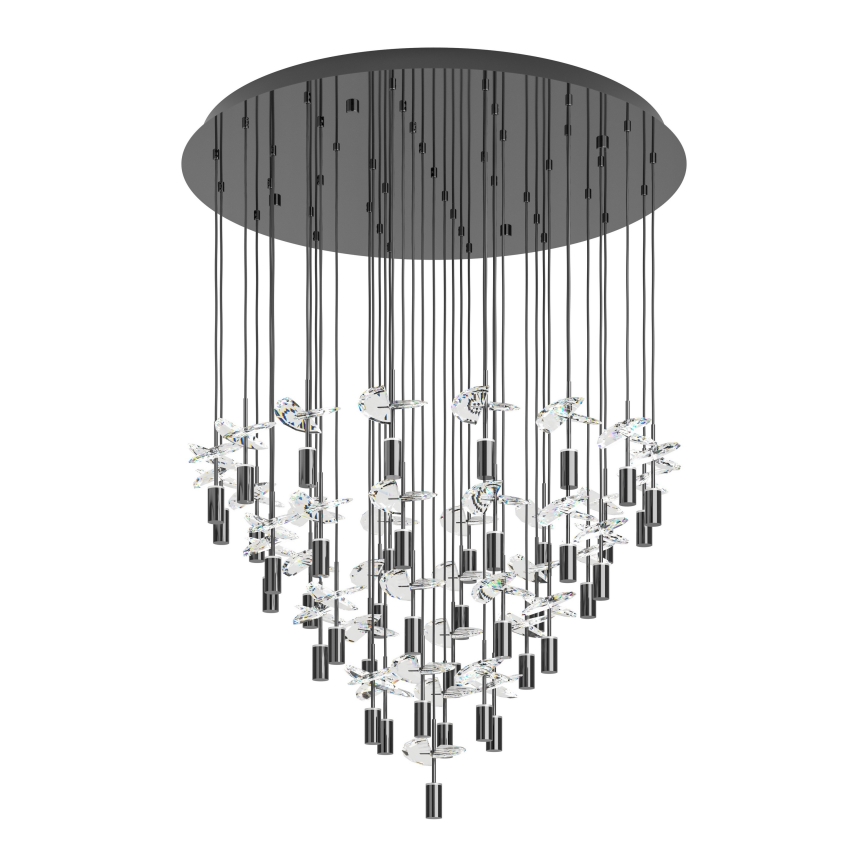 Eglo Stars of Light - LED-Hängeleuchte an Kabel 43xLED/2,1W/230V 2200/3000/4000K glänzender Chrom