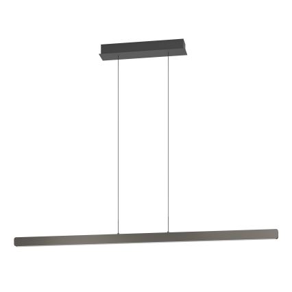 Eglo - Lampadario a sospensione dimmerabile con cavo LED/30W/230V nero + telecomando