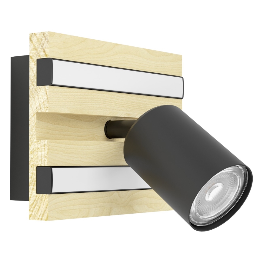 Eglo - Faretto da parete LED/2,2W/230V + 2xLED/1,2W + 2xLED/2W beige/nero