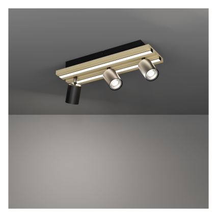 Eglo - LED-Deckenstrahler 3xLED/2,2W/230V + 2xLED/1,2W + 2xLED/2W beige/schwarz