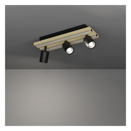 Eglo - LED Einbaustrahler 3xLED/2,2W/230V + 2xLED/1,2W + 2xLED/2W beige/schwarz