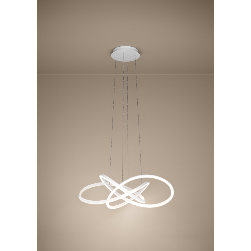 Eglo - Lampadario LED dimmerabile a sospensione con cavo LED/48,7W/230V 2200-6500K bianco + telecomando