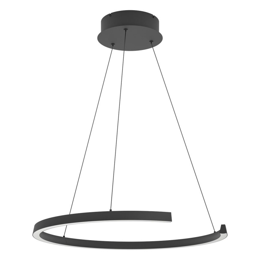 Eglo - LED-dimmbare Pendelleuchte an Kabel LED/24,8W/230V 2200-6500K schwarz + Fernbedienung
