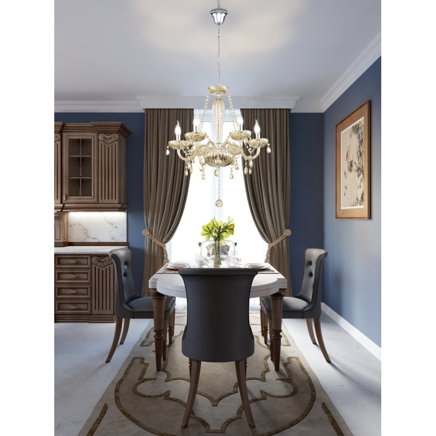 Eglo - Lampadario 6xE14/40W/230V