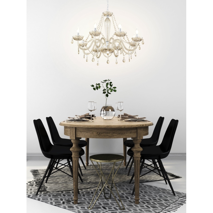 Eglo - Lampadario 8xE14/40W/230V