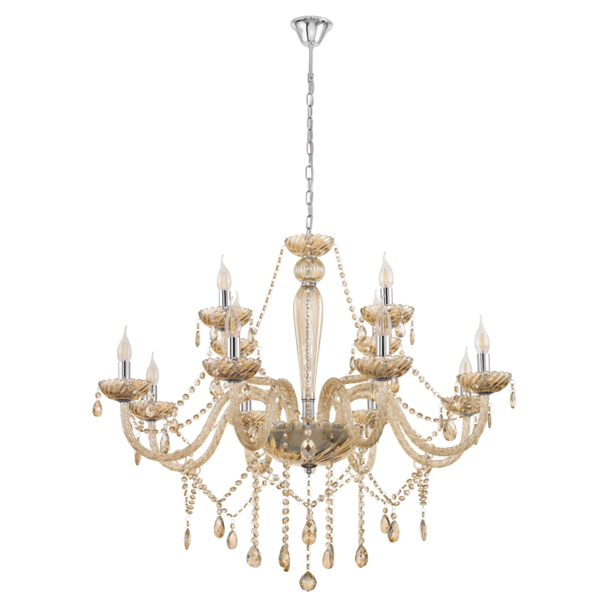 Eglo 39094 - Lampadario BASILANO 12xE14/40W/230V